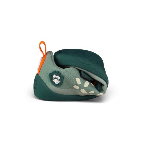 AFFENZAHN Barfuß Halbschuh COTTON LUCKY HASE - petrol