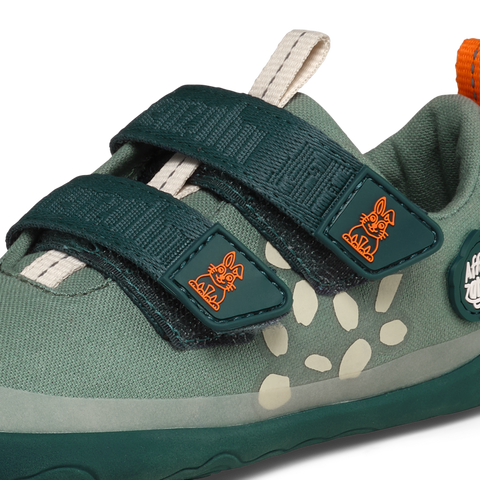 AFFENZAHN Barfuß Halbschuh COTTON LUCKY HASE - petrol