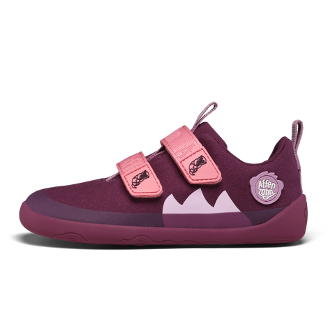 AFFENZAHN Barfuß Halbschuh COTTON LUCKY OTTER - beere / rosa