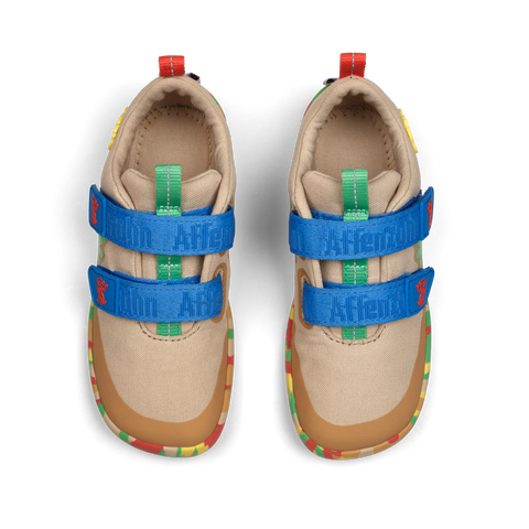 AFFENZAHN Barfuß Halbschuh COTTON LUCKY AFFENZAHN - beige / bunt