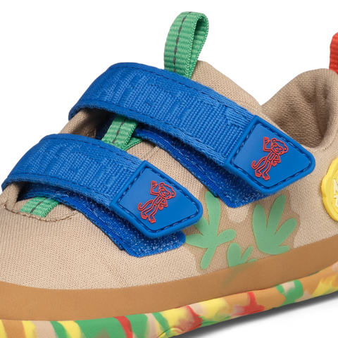 AFFENZAHN Barfuß Halbschuh COTTON LUCKY AFFENZAHN - beige / bunt