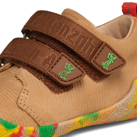 AFFENZAHN Barfuß Halbschuh WALKY AFFENZAHN - beige / braun / bunt by AFFENZAHN