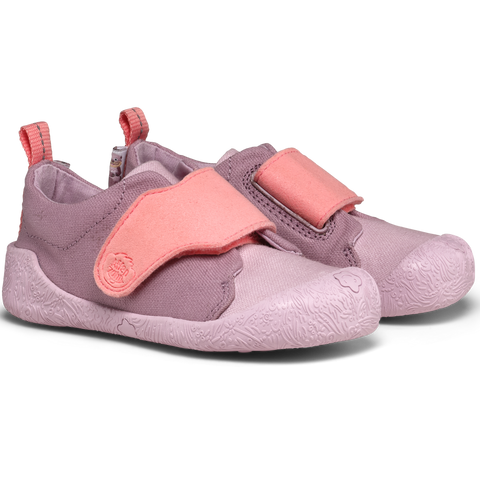 AFFENZAHN Barfuß Halbschuh SMALLY OTTER - flieder / koralle by AFFENZAHN