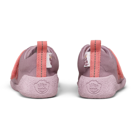 AFFENZAHN Barfuß Halbschuh SMALLY OTTER - flieder / koralle by AFFENZAHN