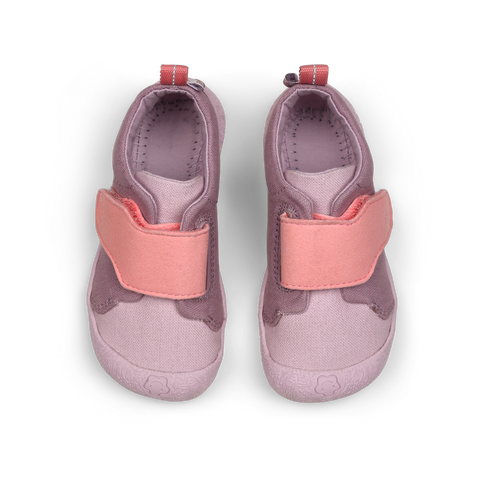 AFFENZAHN Barfuß Halbschuh SMALLY OTTER - flieder / koralle by AFFENZAHN