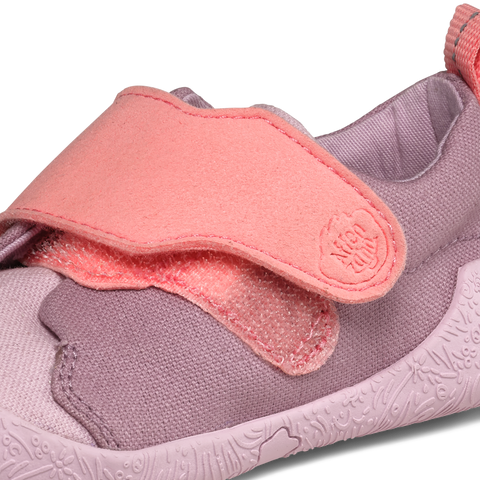 AFFENZAHN Barfuß Halbschuh SMALLY OTTER - flieder / koralle by AFFENZAHN