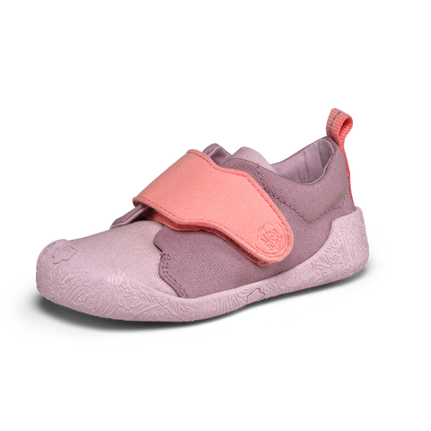 AFFENZAHN Barfuß Halbschuh SMALLY OTTER - flieder / koralle by AFFENZAHN