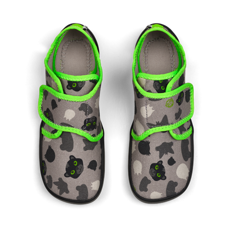 AFFENZAHN Hausschuh COTTON MOVY - Panther by AFFENZAHN