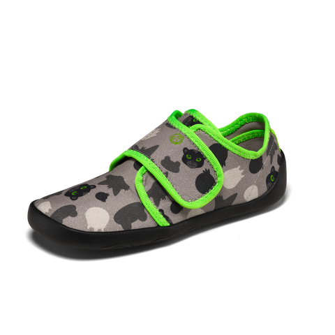 AFFENZAHN Hausschuh COTTON MOVY - Panther by AFFENZAHN