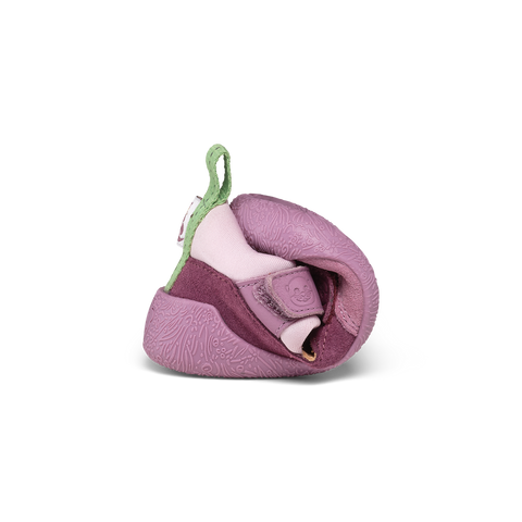 AFFENZAHN Barfuß Halbschuhe Leder FREELY OTTER - flieder / lila by AFFENZAHN