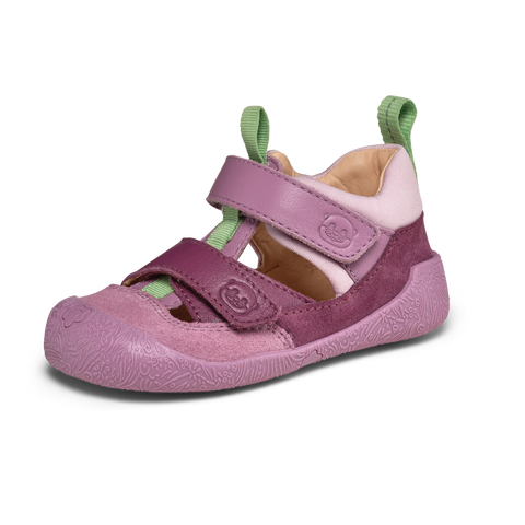 AFFENZAHN Barfuß Halbschuhe Leder FREELY OTTER - flieder / lila by AFFENZAHN