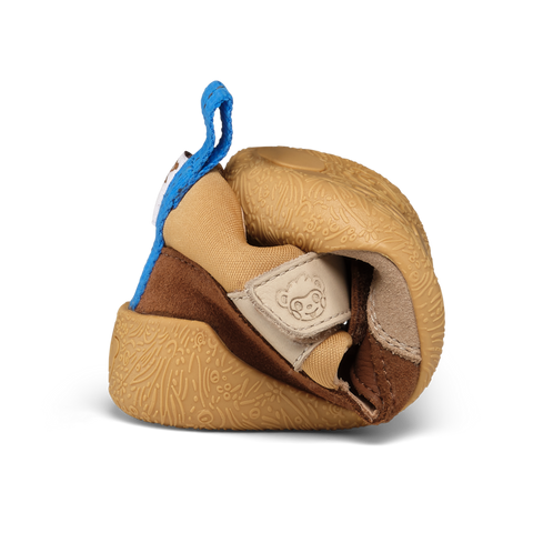 AFFENZAHN Barfuß Halbsandale Leder FREELY AFFENZAHN - beige / braun