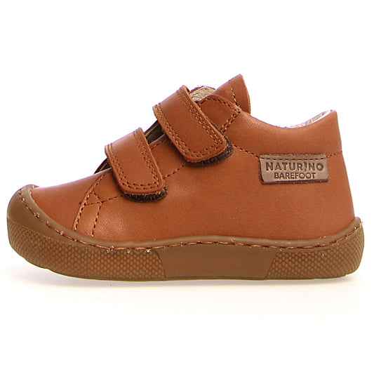 NATURINO Barfußschuh Halbschuh AMUR in cognac color for kids 