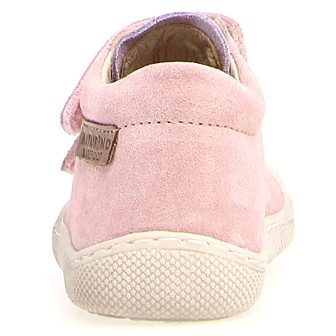 Close-up of NATURINO Barfußschuh Halbschuh AMUR in pink and purple
