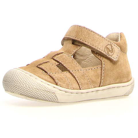 NATURINO Halbsandale BEDE - sand, a comfortable and stylish sandal for kids, perfect for summer adventures by the beach or in the park