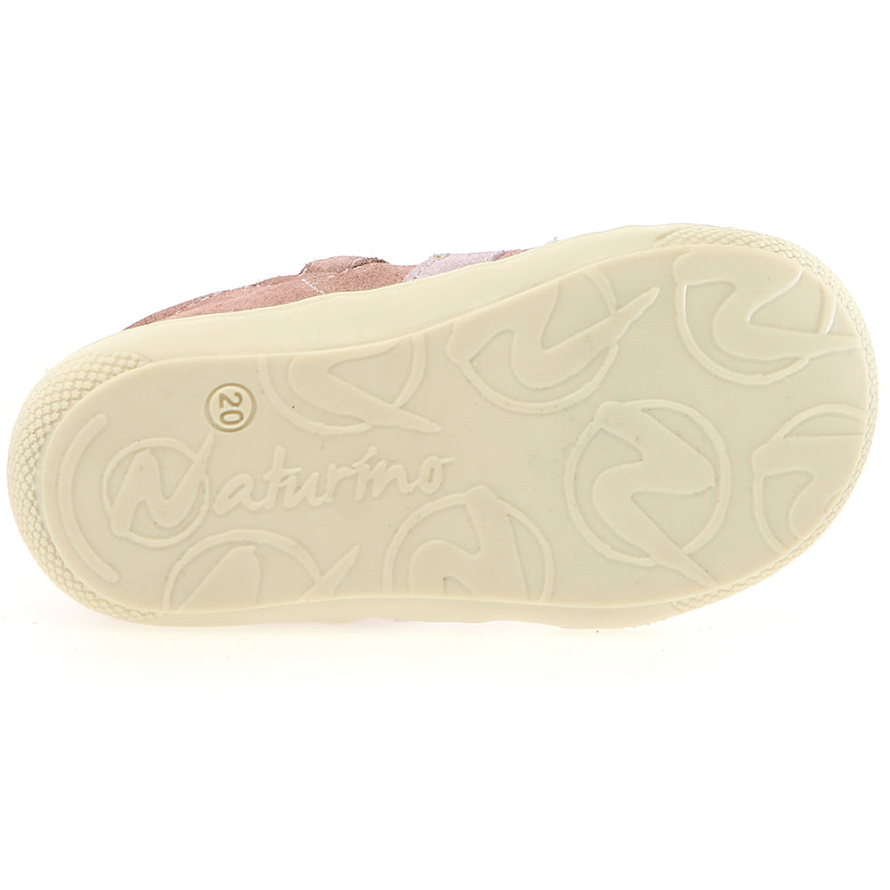 NATURINO Halbsandale BEDE in rosa, mint und flieder, bequeme und modische Sommer-Sandale