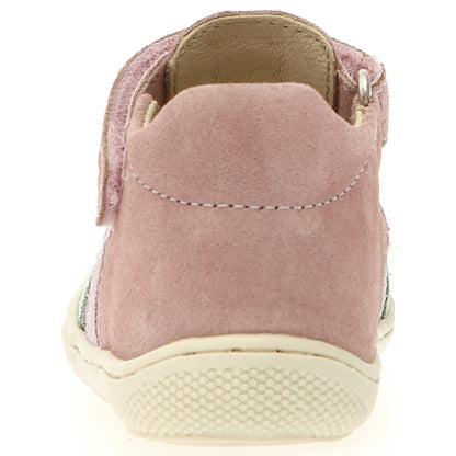 NATURINO Halbsandale BEDE - rosa / mint / flieder: Leichte Sommersandale für Mädchen in den Farben Rosa, Mint und Flieder