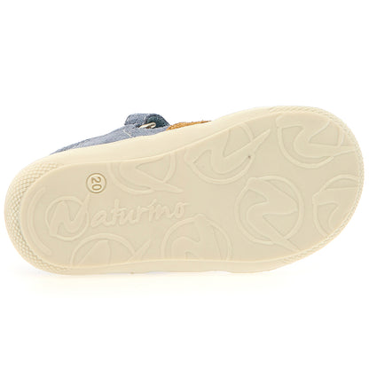 NATURINO Halbsandale BEDE - celeste / grau / curry - comfortable and stylish summer sandal for kids