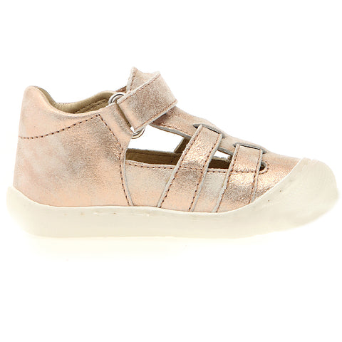 NATURINO Halbsandale BEDE - roségold: Stylish and comfortable rose gold half sandal for kids
