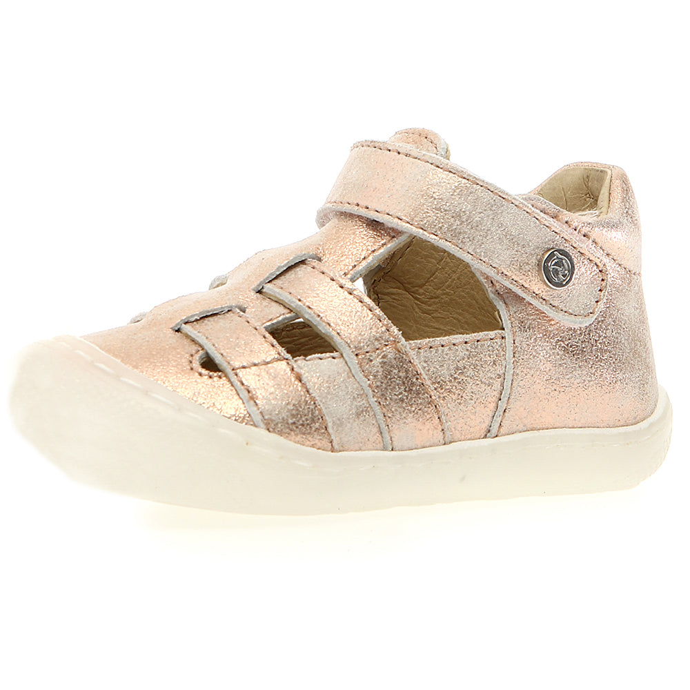 NATURINO Halbsandale BEDE - roségold - Mädchen Sandale mit glitzernden Riemen und bequemer Passform