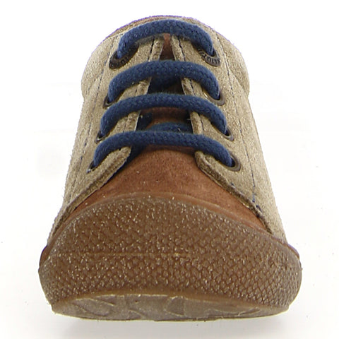 NATURINO Halbschuh COCOON in pistachio, cognac, and royal colors, a stylish and comfortable footwear choice for kids