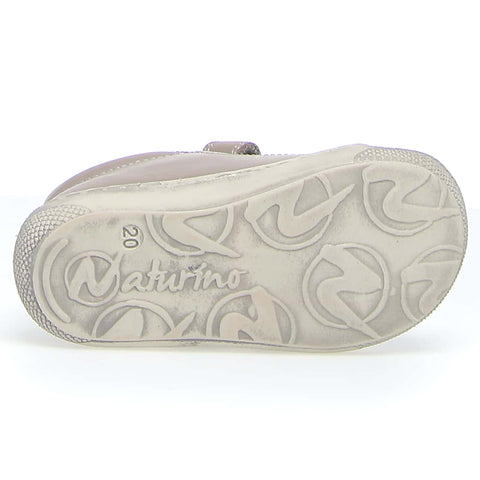 NATURINO Halbschuh COCOON in light gray with helle Sohle, perfect for everyday use