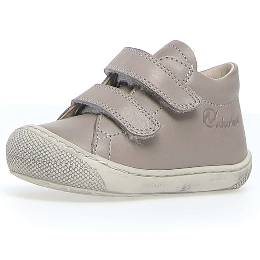 NATURINO Halbschuh COCOON in light gray with light sole, ideal for casual wear