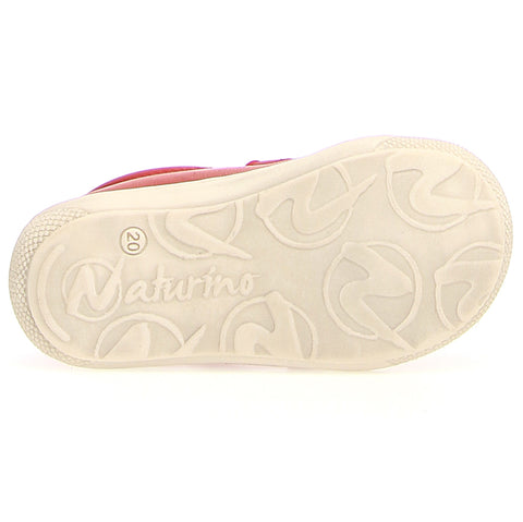 NATURINO Halbschuh COCOON - rot, modisch und bequem für aktive Kinder, Tragebild