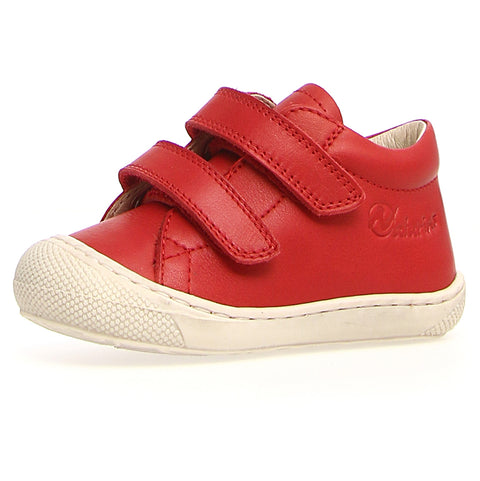 NATURINO Halbschuh COCOON - rot in Größe 22, Vorderansicht auf weißem Hintergrund