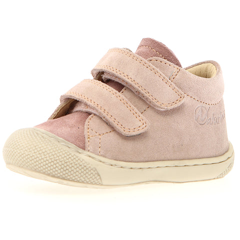 Naturino Mädchen Halbschuh in zartem Rosa mit Klettverschluss