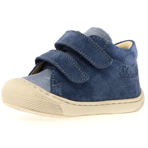 NATURINO Halbschuh COCOON in azur and celeste with comfortable design for kids