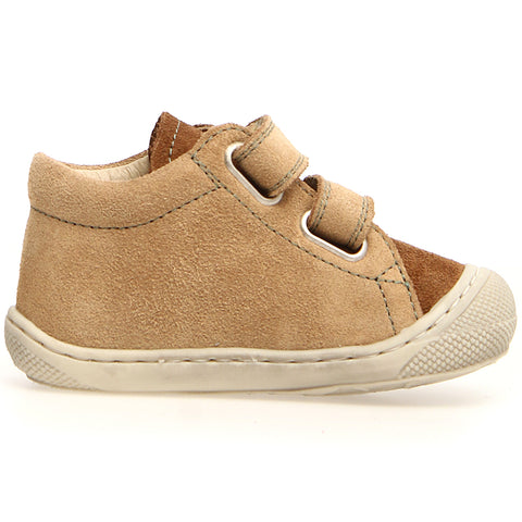 Side view of braun-colored NATURINO Halbschuh COCOON