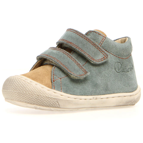 Naturino Cocoon Halbschuh in eukalyptus, sand, and rost colors Made from velour material for a comfortable and stylish look