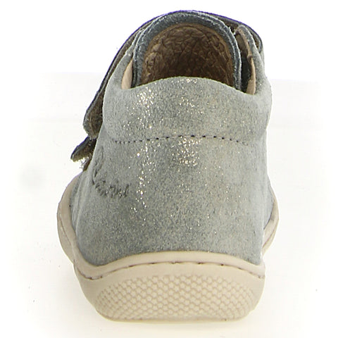 NATURINO Halbschuh COCOON in mint with goldflitter detailing for girls