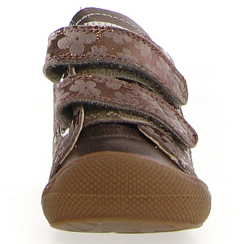Bronze and floral patterned NATURINO Halbschuh COCOON, a stylish and comfortable shoe