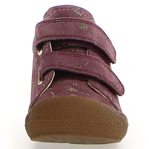 Pair of NATURINO Halbschuh COCOON in magnolia with gold heart details