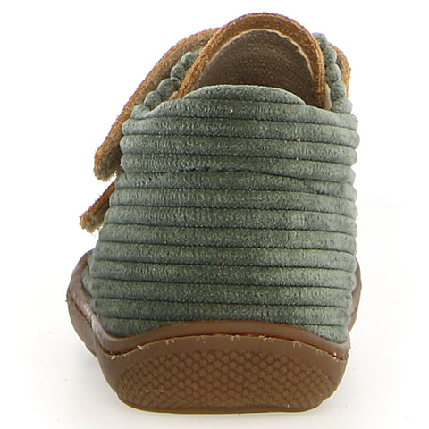 NATURINO Halbschuh COCOON in salbei and curry colors with cord detailing
