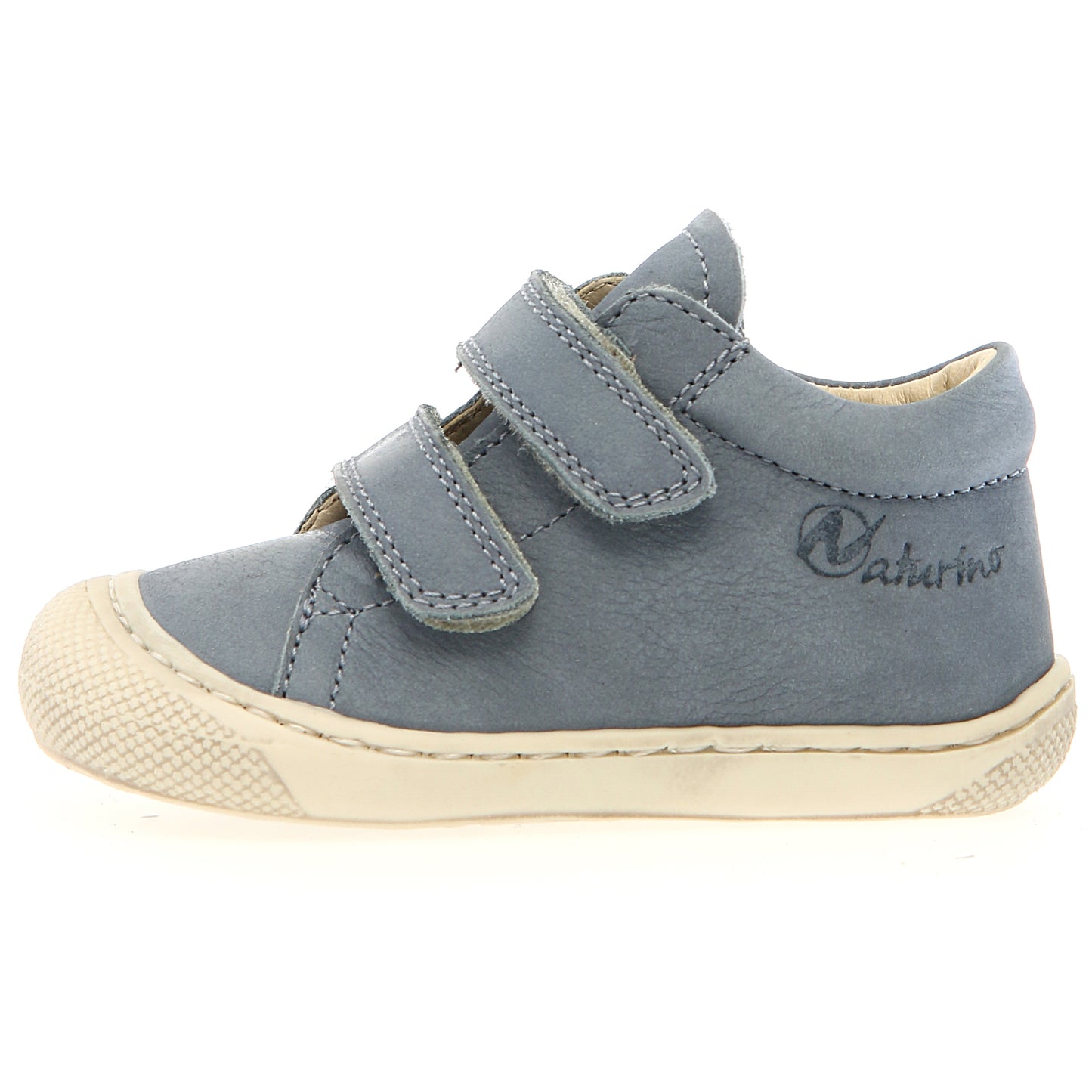 Naturino Halbschuh COCOON - celeste / Nubuk Illustration mit weichem Nubukleder und bequemer Passform