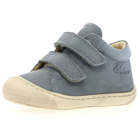 Hochwertiger Halbschuh aus Nubukleder in himmelblauer Farbe mit bequemer Passform