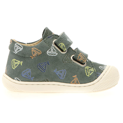 NATURINO Halbschuh COCOON in mineralgrün, hochwertige und bequeme Kinderstiefel