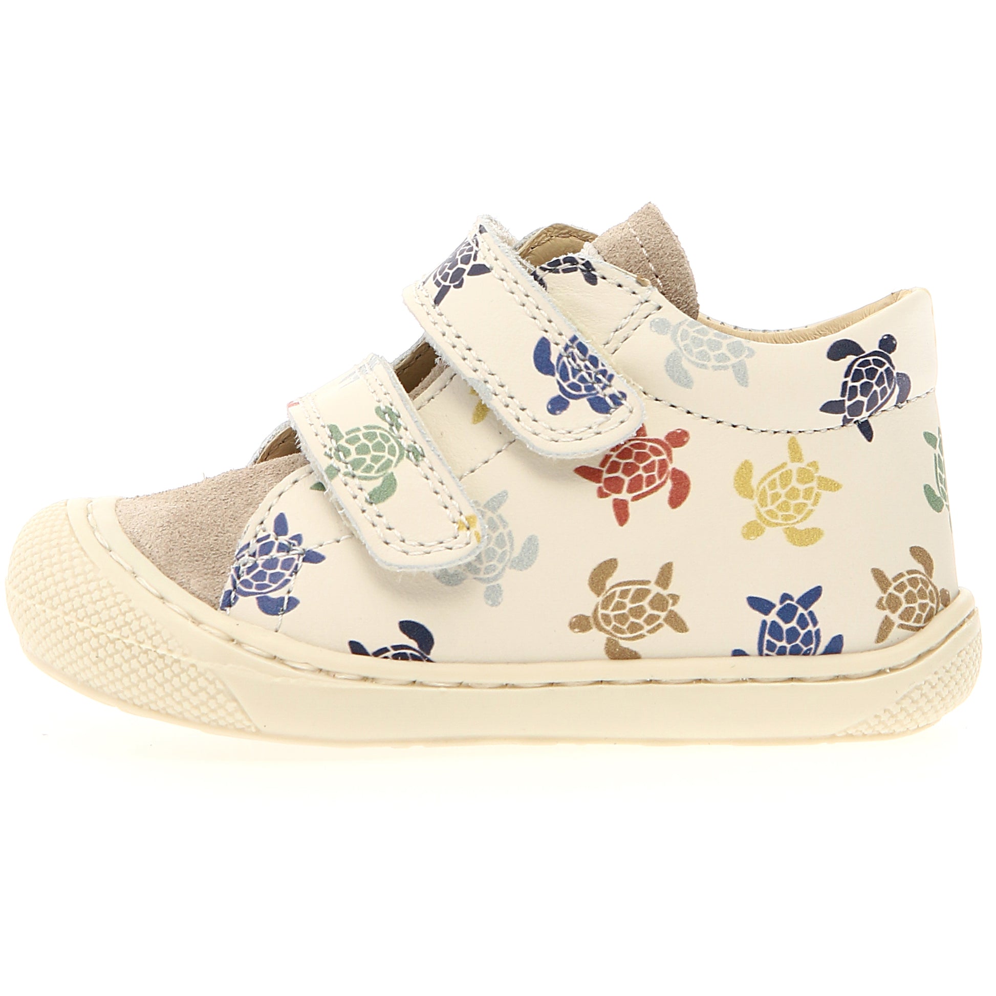 Halbschuh COCOON in créme Farbe mit Schildkrötenmuster für Kinder