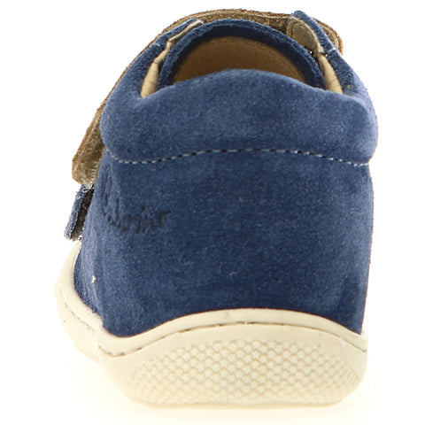 NATURINO Halbschuh CORKEL - azur / celeste / sand - Children's blue and beige shoe with cork detailing
