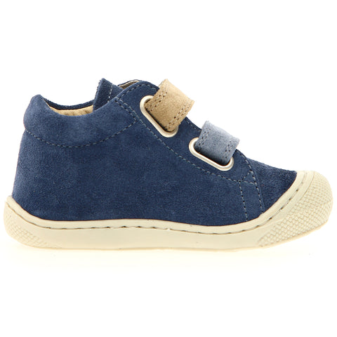 NATURINO Halbschuh CORKEL in azur, celeste, and sand colors for kids