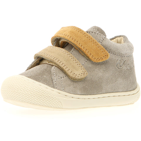  Kinder-Halbschuh mit Korksohle und drei verschiedenen Farben 