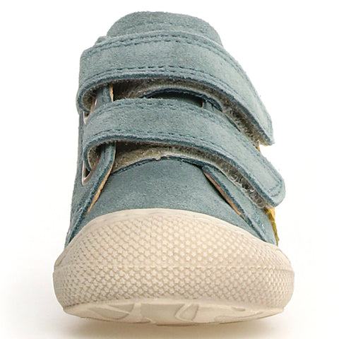 NATURINO Halbschuh MACKS in eukalyptus and gelb for kids' outdoor adventures