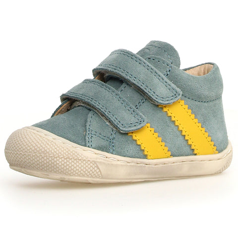 NATURINO Halbschuh MACKS in eukalyptus and gelb, a comfortable and stylish shoe for kids