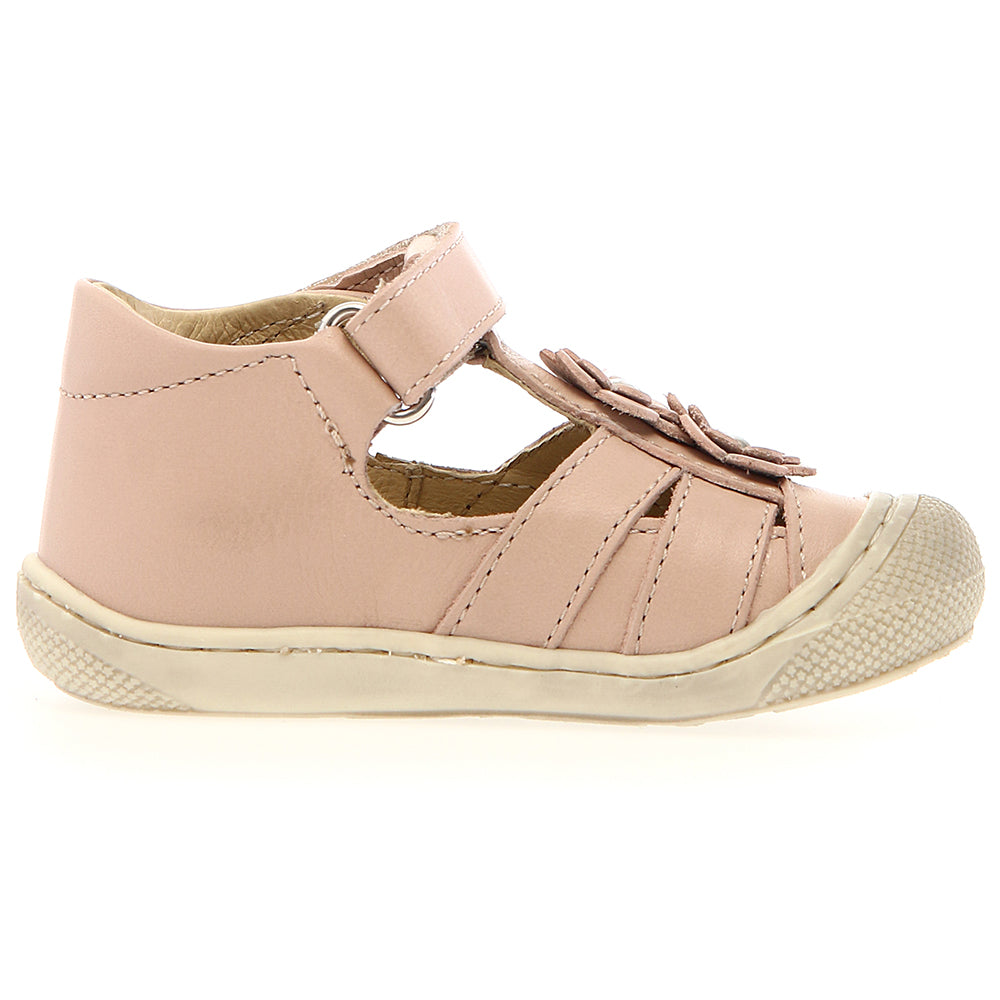 NATURINO Halbsandale MAGGY - pastellrosa: Schöne, bequeme Sandale in zartem Rosa für Mädchen