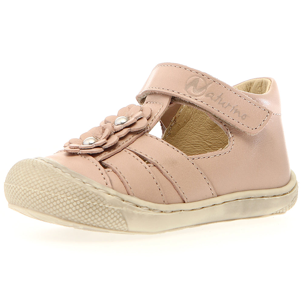 NATURINO Halbsandale MAGGY - pastellrosa: Stylish and comfortable pink half-sandal for kids