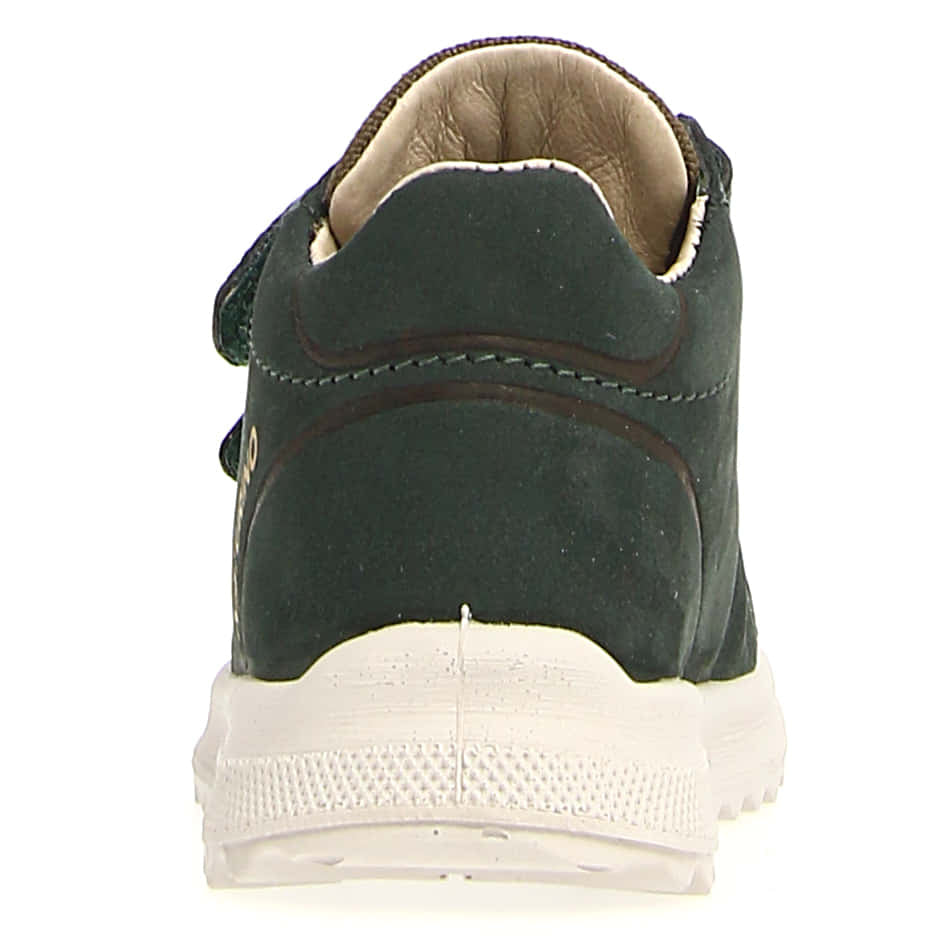 Side view of the comfortable and trendy NATURINO NATURTEX Halbschuh PARPAR - oliv children's shoe