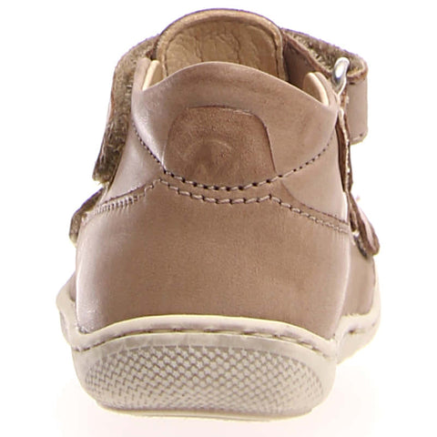NATURINO Halbsandale PUFFY - taupe made with high-quality materials for kids